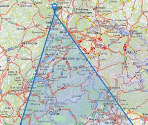 Angle de visée de la caméra - Carte élargie