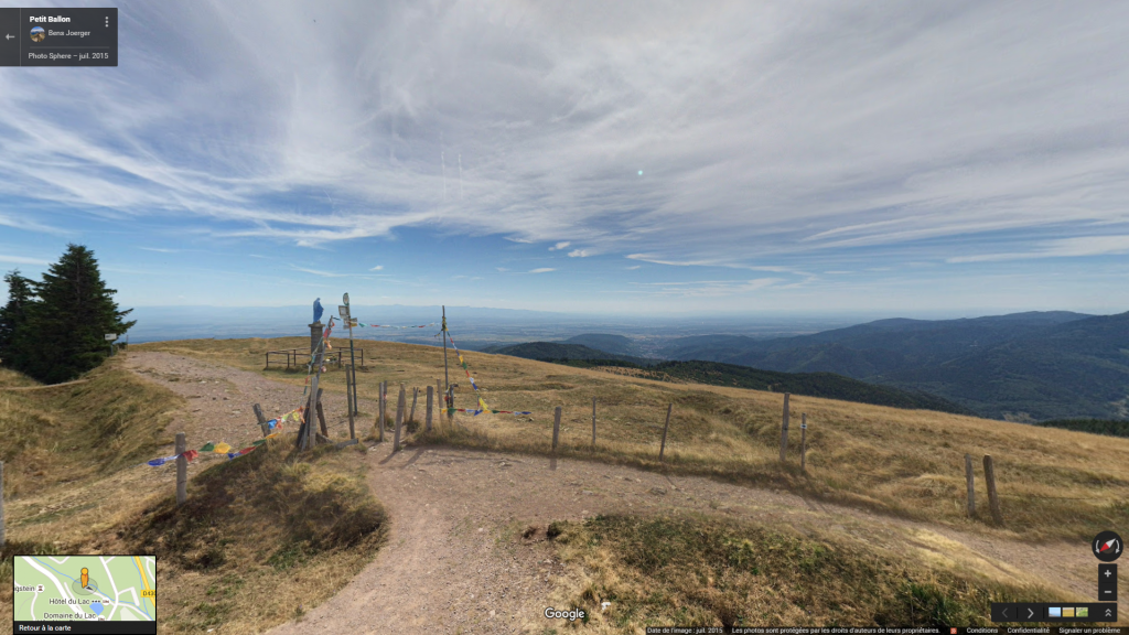 Petit Ballon - plaine d'Alsace