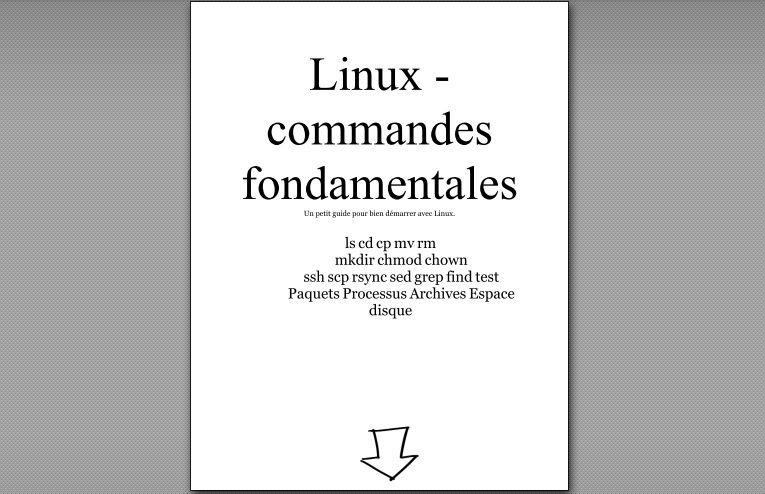 Mémento - Les commandes fondamentales de Linux